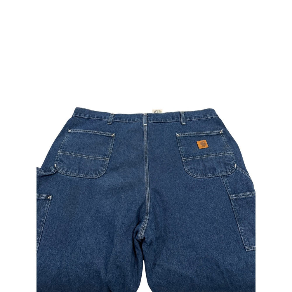 Carhartt B13-DST Loose Original Fit Carpenter Jeans Dark Stone Blue 44x30 Mens - Picture 3 of 11